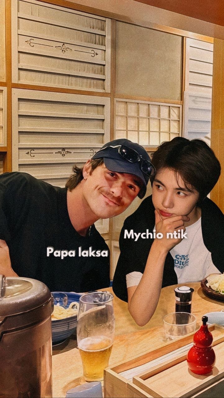 Papa Laksa and Mychio together